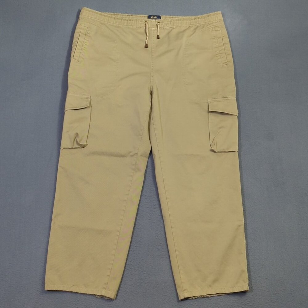 Willis & Geiger Outfitters Pants Men's 38 Khaki Cotton Cargo